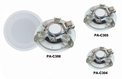 PA-C304/PA-C305/PA-C306 天花喇叭