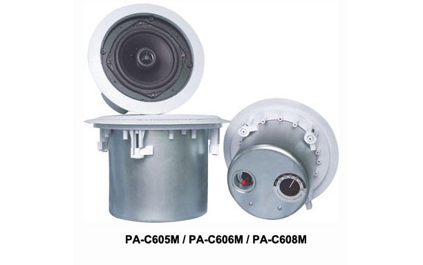 PA-C605M/PA-C606M/PA-C608M 天花喇叭