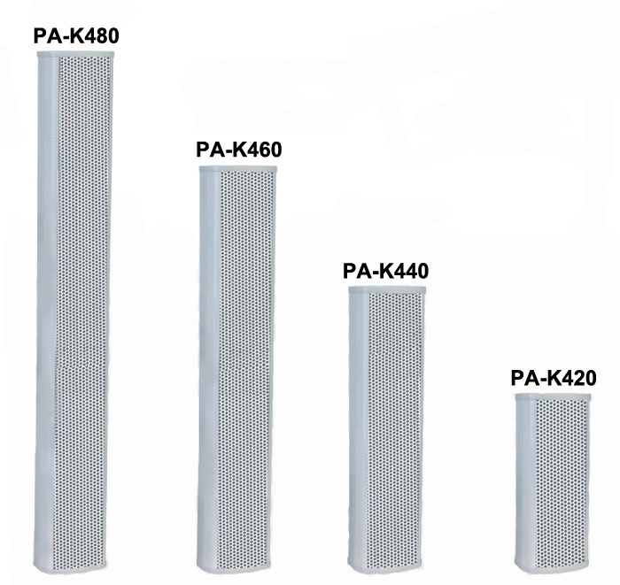 PA-K420/PA-K440/PA-K460/PA-K480 室外防水音柱