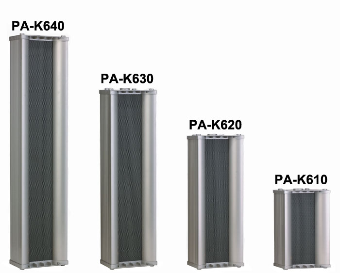 PA-K610/PA-K620/PA-K630/PA-K640 室外防水音柱