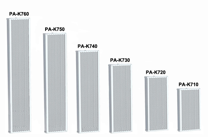 PA-K710/PA-K720/PA-K730/PA-K740/PA-K750/PA-K760 室外防水音柱