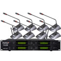 PA-U818 UHF Wireless Conference System 8-in-1