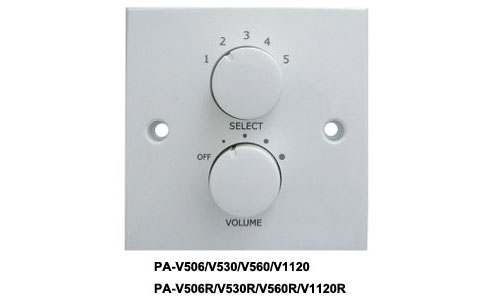 PA-V506/PA-V530/PA-V560/PA-V5120/PA-V506R...... 音量控制器